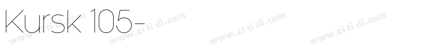 Kursk 105字体转换